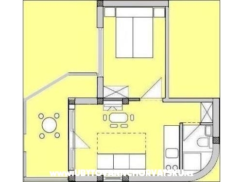 Apartmaji Bara - Baka Voda Hrvaka