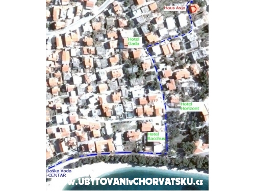 Asja Apartmány - Baška Voda Chorvatsko