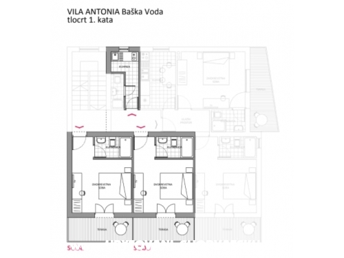 Villa Antonia - Baška Voda Chorvatsko