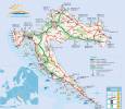 mapa Chorvatsko