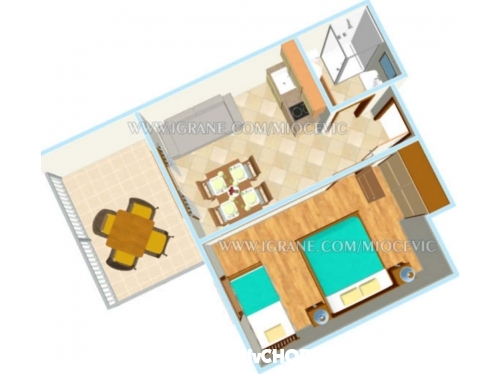 Apartmaji Mioevi - Igrane Hrvaka
