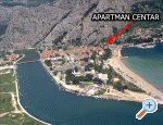 Apartmani Centar Omiš apartmani Omiš smještaj Hrvatska