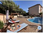 Ferienwohnungen mit Pool Villa Julia 3 - Pakoštane Kroatien
