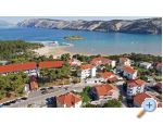 Apartmanok Višnja - ostrov Rab Horvátország
