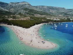 písečné pláže v Chorvatsku