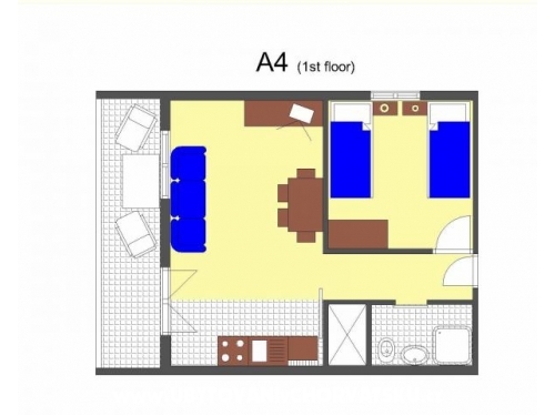 Apartmanok Raanj (Apartmanok Soldi) - Rogoznica Horvtorszg