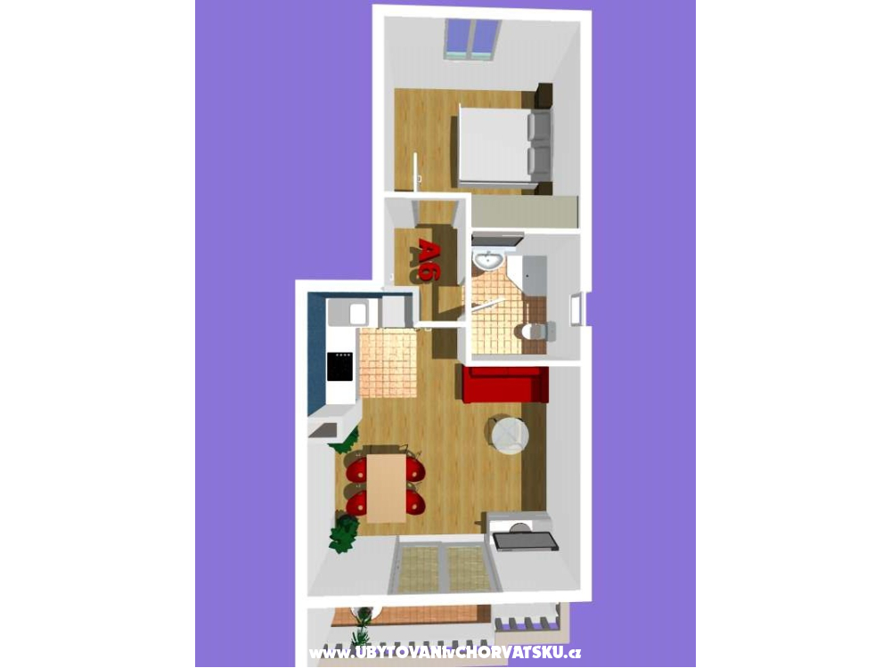 апартаменты Jelena i Bojka - Baška Voda Хорватия