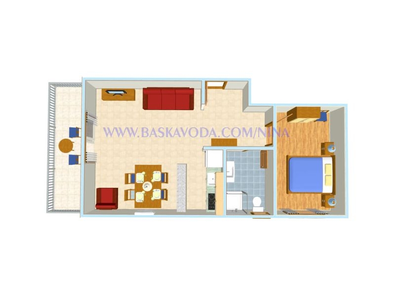 Villa Nina – Ferienwohnung Baska Voda, Kroatien – Foto 9