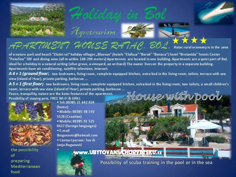 Kuća za odmor Ratac**** – ubytování Brač, Chorvatsko – foto 2