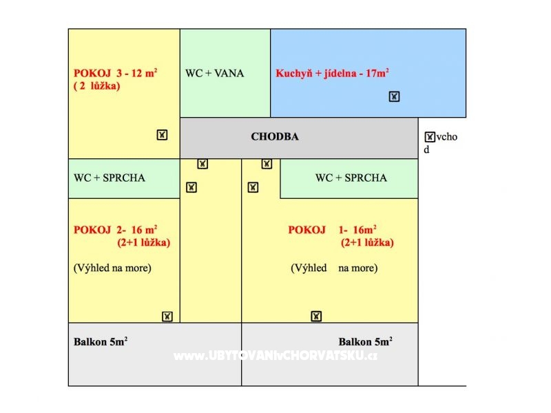 Apartment Miranda – Ferienwohnung Brela, Kroatien – Foto 8