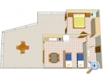 Appartements BIKIN - Brela Kroatien