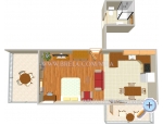 Appartements Mila - Brela Kroatien