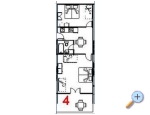 Appartements Mrnjavac eljko - Brela Kroatien