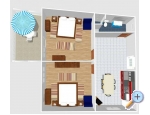 Apartmaji ari - Gradac  Podaca Hrvaka