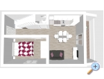 Apartmny Martii - Gradac  Podaca Chorvatsko