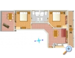 Apartment Silvana - Igrane Kroatien