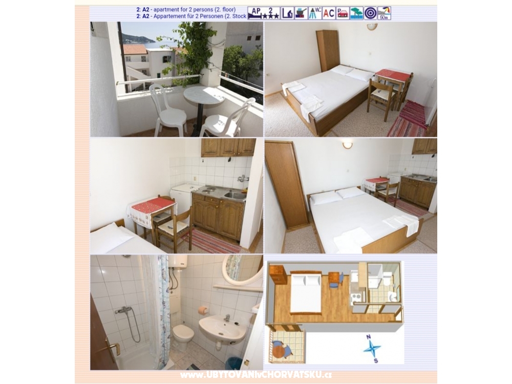 Appartements Karmelo Antii - Igrane Croatie