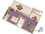 Appartements Parun - Igrane Kroatien