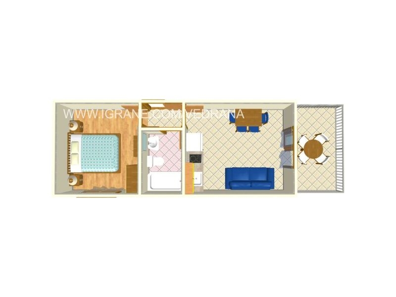 Appartements Vedrana – Ferienwohnung Igrane, Kroatien – Foto 16