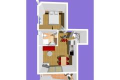 Apartmány Podest - Baška Voda Apartmán 1 – A1 foto 3