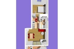 Apartmány Podest - Baška Voda Apartmán 2 – A2 foto 2