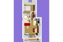 Apartmány Podest - Baška Voda Apartmán 5 – A5 foto 3