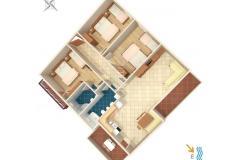 Apartmány with sea view Cihorich Apartmán 1 foto 1