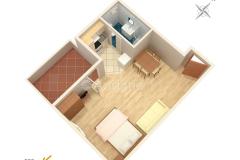 Apartmány with sea view Cihorich Apartmán 4 – studio foto 1