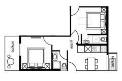 Apartmány Tilda Apartmán 3 – Tilda8 2+2 foto 2