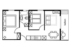Apartmány Tilda Apartmán 2 – Tilda7 4+2 foto 2