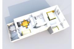 Apartmány Rukelj. Apartmán 1 – AP-2+3 foto 1