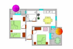 Apartmány Grzalja-Rozic Krk Apartmán 4 – A4 foto 4