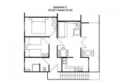 Apartmány Mira Apartmán 2 – Apartman 2 foto 1