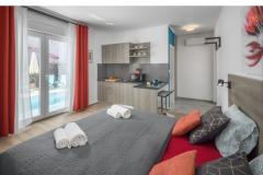 4 Studio APP s bazénem - Vila Vala Apartmán 1 – Studio 3 foto 2