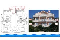 Apartmány Villa Marija Apartmán 1: (4+0) – AP1/AP2 foto 1