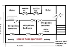 Apartmány Živana Žaborić  Apartmán 3 – 6+2 SEC F. foto 1