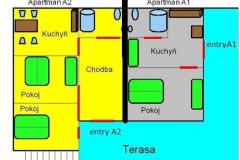 Apartmány Fedor Apartmán 1: (2+2) – Ap2 foto 1