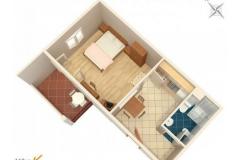 Penzion Katić Apartmán 2: (2+0) – A12 foto 1