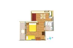 Vila Milenka, Apartmány Drago Apartmán 4 – A3+1 foto 3