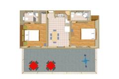 Apartmány Maja Sevelj Apartmán 3 – 2nd floor foto 2