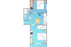 Vila Snježana Apartmán 1 – 3+2seaview foto 2