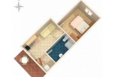 Apartmány Ostrog - Zaostrog Apartmán 6 foto 4