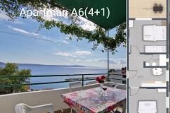 Apartmány Reljic Apartmán 4 – A6(4+1) foto 3