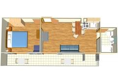 Apartmán Dům  Klaričić Apartmán 1 – Ap2+2 foto 1