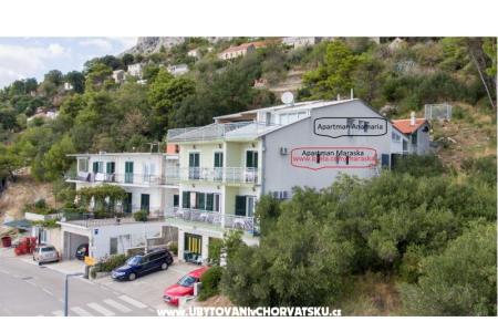 Apartmány Maraska i Anamaria Brela Chorvatsko