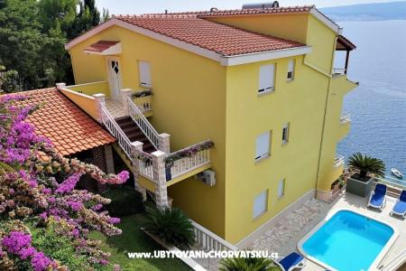 Apartmány Villa Mira Omiš Chorvatsko