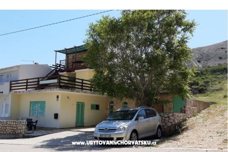 Apartmány Cajner Pag ostrov Pag Chorvatsko