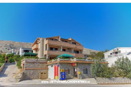 Apartmány Palčić Pag ostrov Pag Chorvatsko