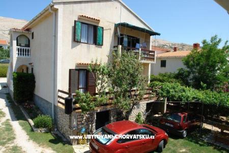 Apartmány Stupicic ostrov Pag Chorvatsko