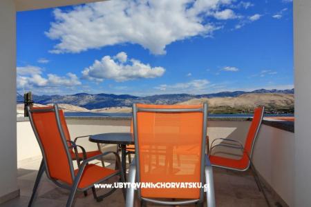 Sun Apartmány Pag ostrov Pag Chorvatsko